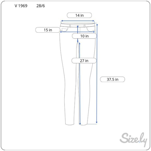 Versace V19.69 Jeans Size 28/6 Mid Rise Skinny - Picture 9 of 9